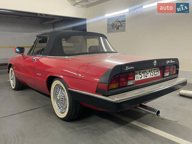 Красный Альфа Ромео Спайдер, объемом двигателя 1.6 л и пробегом 8 тыс. км за 29151 $, фото 7 на Automoto.ua
