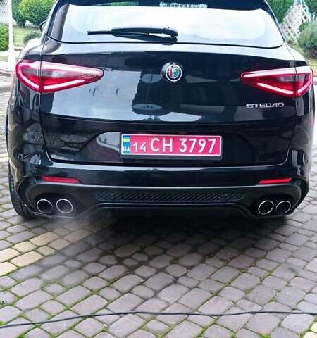 Черный Альфа Ромео Стелвио, объемом двигателя 2.89 л и пробегом 96 тыс. км за 35550 $, фото 21 на Automoto.ua