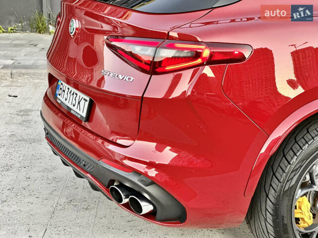 Красный Альфа Ромео Стелвио, объемом двигателя 2.9 л и пробегом 72 тыс. км за 44000 $, фото 16 на Automoto.ua