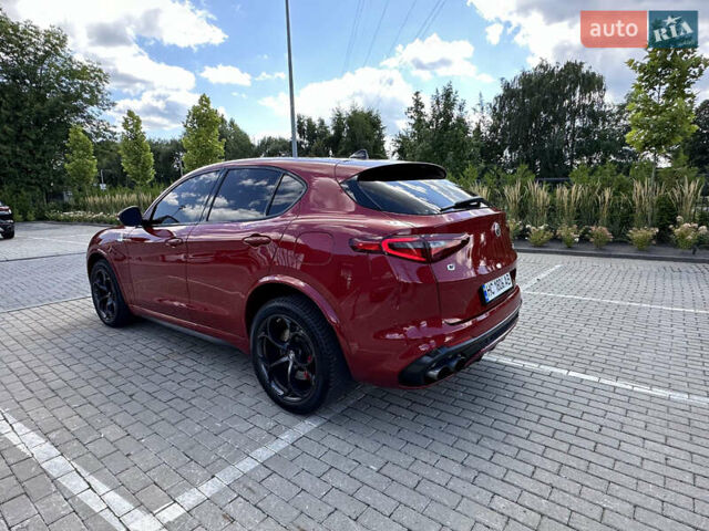 Красный Альфа Ромео Стелвио, объемом двигателя 2.89 л и пробегом 65 тыс. км за 44900 $, фото 9 на Automoto.ua