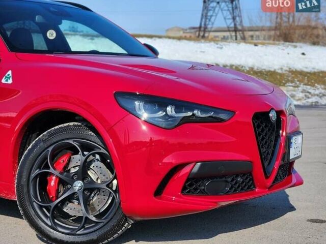 Красный Альфа Ромео Стелвио, объемом двигателя 2.9 л и пробегом 33 тыс. км за 57000 $, фото 23 на Automoto.ua