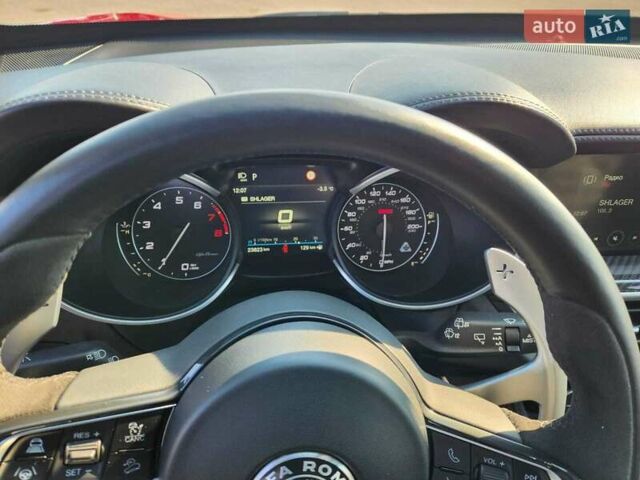 Красный Альфа Ромео Стелвио, объемом двигателя 2.9 л и пробегом 33 тыс. км за 57000 $, фото 44 на Automoto.ua