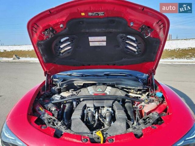 Красный Альфа Ромео Стелвио, объемом двигателя 2.9 л и пробегом 33 тыс. км за 57000 $, фото 59 на Automoto.ua