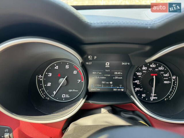 Серый Альфа Ромео Стелвио, объемом двигателя 2 л и пробегом 36 тыс. км за 31400 $, фото 35 на Automoto.ua