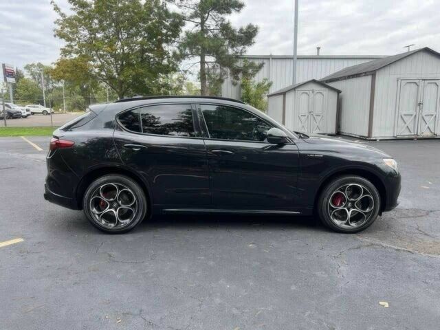 Черный Альфа stelvio, объемом двигателя 2 л и пробегом 11 тыс. км за 20500 $, фото 4 на Automoto.ua