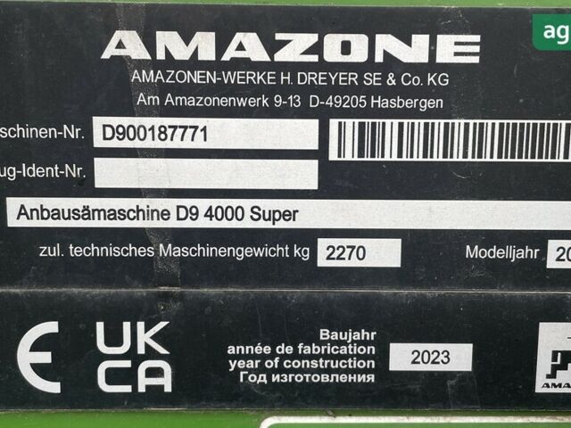 Амазоні D9 4000 Super, об'ємом двигуна 0 л та пробігом 0 тис. км за 21500 $, фото 7 на Automoto.ua