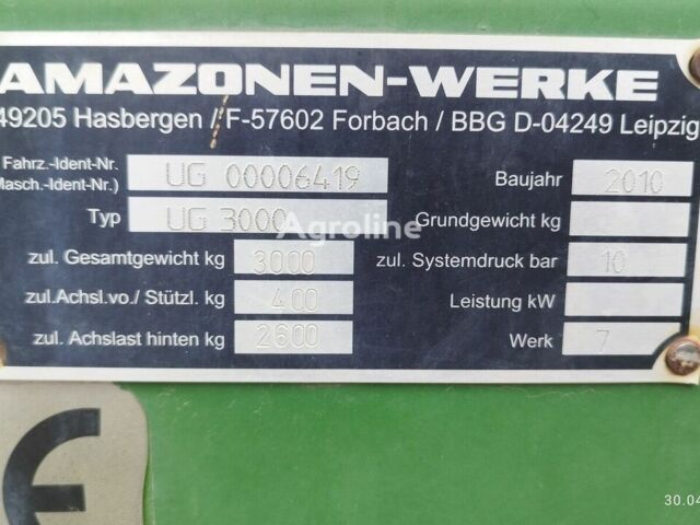 Амазони UG 3000, объемом двигателя 0 л и пробегом 0 тыс. км за 8721 $, фото 4 на Automoto.ua