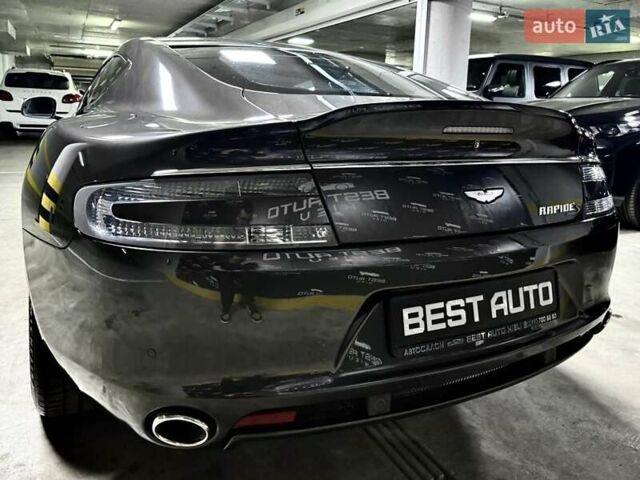 Серый Астон Мартин Рапид, объемом двигателя 5.94 л и пробегом 10 тыс. км за 105500 $, фото 13 на Automoto.ua