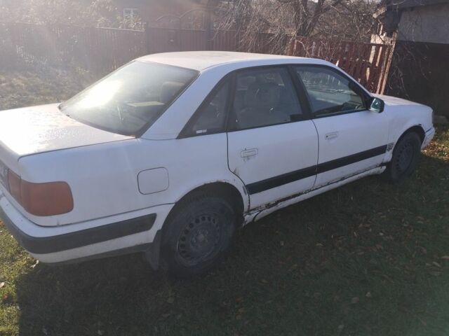 Белый Ауди 100, объемом двигателя 2.6 л и пробегом 357 тыс. км за 2400 $, фото 1 на Automoto.ua