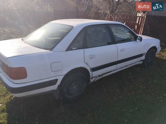 Белый Ауди 100, объемом двигателя 2.6 л и пробегом 357 тыс. км за 2400 $, фото 1 на Automoto.ua
