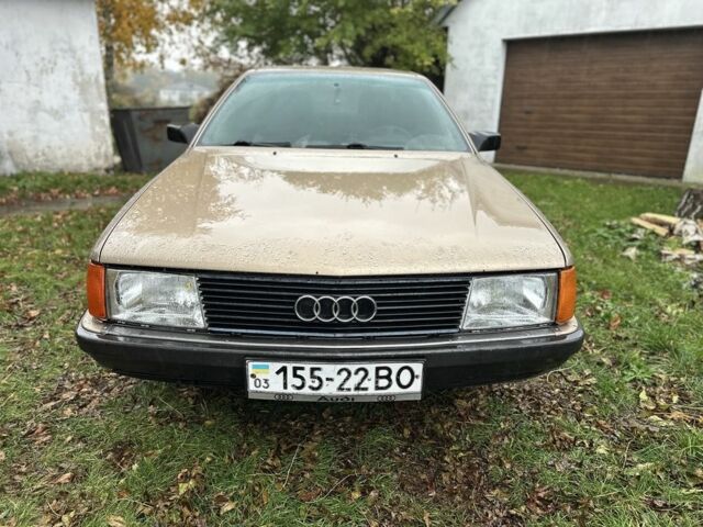 Бежевый Ауди 100, объемом двигателя 2 л и пробегом 300 тыс. км за 850 $, фото 2 на Automoto.ua