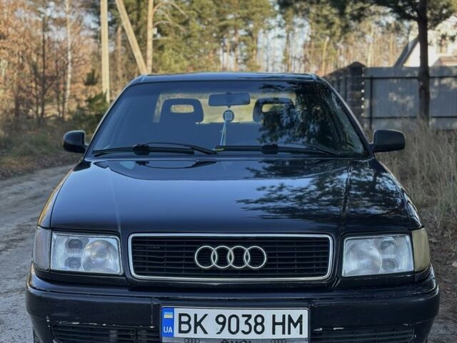 Черный Ауди 100, объемом двигателя 2.5 л и пробегом 575 тыс. км за 3200 $, фото 1 на Automoto.ua