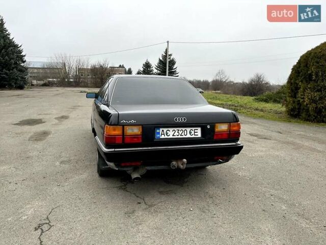 Черный Ауди 100, объемом двигателя 1.8 л и пробегом 384 тыс. км за 1800 $, фото 4 на Automoto.ua