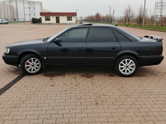 Черный Ауди 100, объемом двигателя 2.8 л и пробегом 324 тыс. км за 3000 $, фото 1 на Automoto.ua