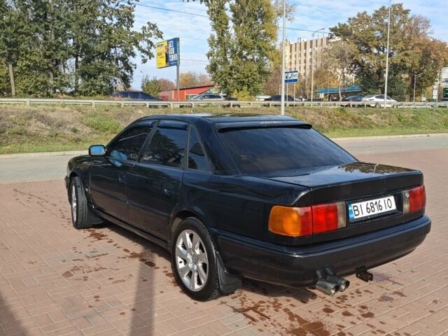 Черный Ауди 100, объемом двигателя 2.6 л и пробегом 436 тыс. км за 3300 $, фото 1 на Automoto.ua