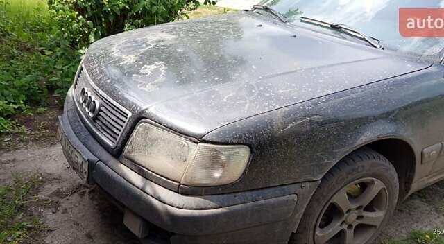 Черный Ауди 100, объемом двигателя 2.3 л и пробегом 230 тыс. км за 1300 $, фото 3 на Automoto.ua