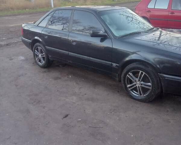Черный Ауди 100, объемом двигателя 2.8 л и пробегом 240 тыс. км за 2500 $, фото 1 на Automoto.ua