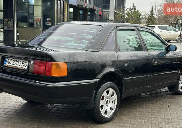 Черный Ауди 100, объемом двигателя 2.28 л и пробегом 550 тыс. км за 1390 $, фото 2 на Automoto.ua