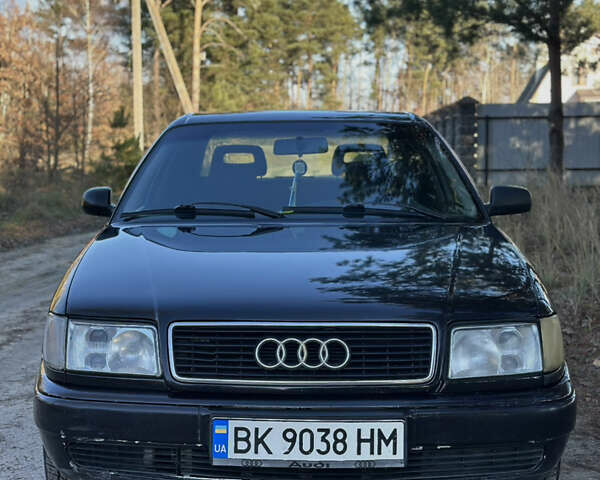 Черный Ауди 100, объемом двигателя 2.5 л и пробегом 575 тыс. км за 3200 $, фото 1 на Automoto.ua