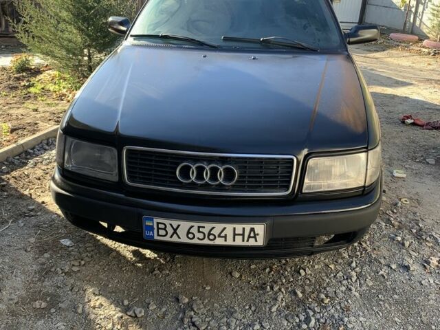 Черный Ауди 100, объемом двигателя 2.3 л и пробегом 258 тыс. км за 1500 $, фото 1 на Automoto.ua