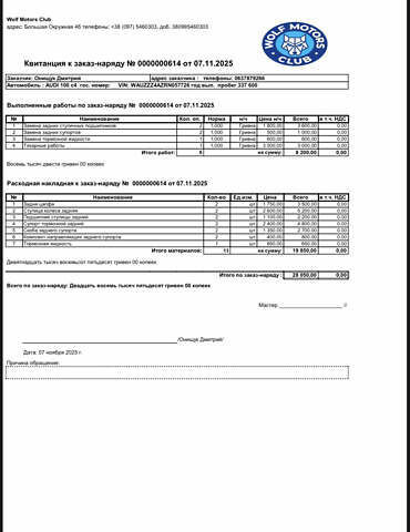Черный Ауди 100, объемом двигателя 2.5 л и пробегом 338 тыс. км за 4000 $, фото 21 на Automoto.ua