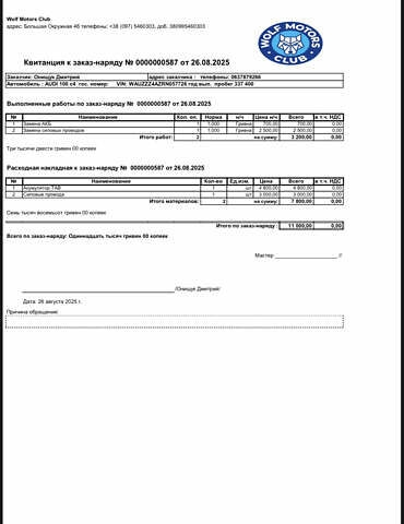Черный Ауди 100, объемом двигателя 2.5 л и пробегом 338 тыс. км за 4000 $, фото 20 на Automoto.ua