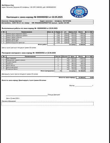Черный Ауди 100, объемом двигателя 2.5 л и пробегом 338 тыс. км за 4000 $, фото 17 на Automoto.ua