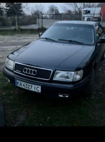 Черный Ауди 100, объемом двигателя 2.8 л и пробегом 378 тыс. км за 3000 $, фото 2 на Automoto.ua