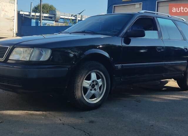 Черный Ауди 100, объемом двигателя 2.8 л и пробегом 360 тыс. км за 3200 $, фото 2 на Automoto.ua