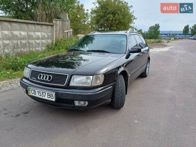 Черный Ауди 100, объемом двигателя 2.8 л и пробегом 414 тыс. км за 3000 $, фото 2 на Automoto.ua