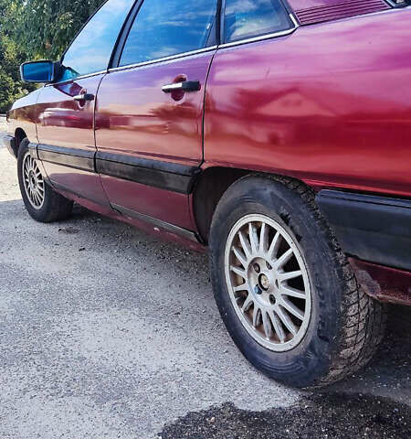 Красный Ауди 100, объемом двигателя 2.2 л и пробегом 160 тыс. км за 1000 $, фото 5 на Automoto.ua