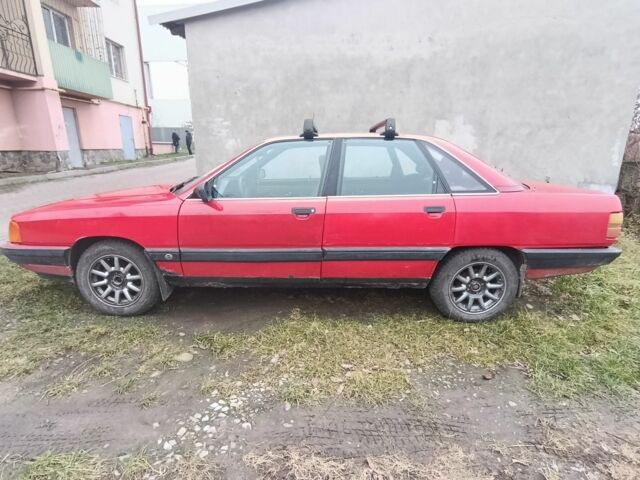 Красный Ауди 100, объемом двигателя 1.8 л и пробегом 400 тыс. км за 2500 $, фото 3 на Automoto.ua