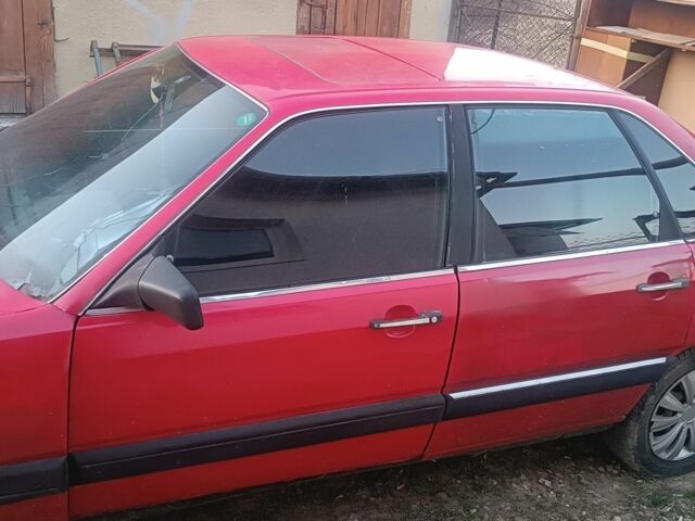 Красный Ауди 100, объемом двигателя 1.8 л и пробегом 350 тыс. км за 1500 $, фото 7 на Automoto.ua