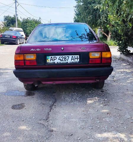 Красный Ауди 100, объемом двигателя 2.2 л и пробегом 160 тыс. км за 1000 $, фото 3 на Automoto.ua