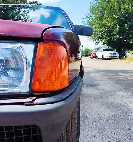 Красный Ауди 100, объемом двигателя 2.2 л и пробегом 160 тыс. км за 1000 $, фото 6 на Automoto.ua