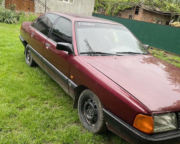Червоний Ауді 100, об'ємом двигуна 2 л та пробігом 258 тис. км за 1700 $, фото 1 на Automoto.ua