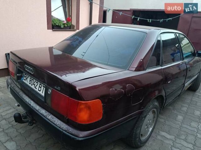 Красный Ауди 100, объемом двигателя 2.8 л и пробегом 690 тыс. км за 2400 $, фото 9 на Automoto.ua