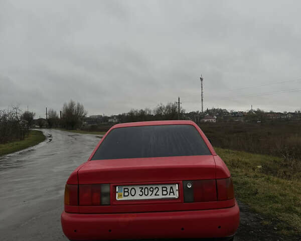 Красный Ауди 100, объемом двигателя 1.99 л и пробегом 400 тыс. км за 2400 $, фото 2 на Automoto.ua