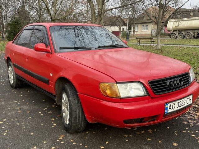 Красный Ауди 100, объемом двигателя 1.9 л и пробегом 300 тыс. км за 1800 $, фото 2 на Automoto.ua