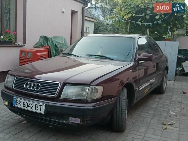 Красный Ауди 100, объемом двигателя 2.8 л и пробегом 690 тыс. км за 2400 $, фото 4 на Automoto.ua