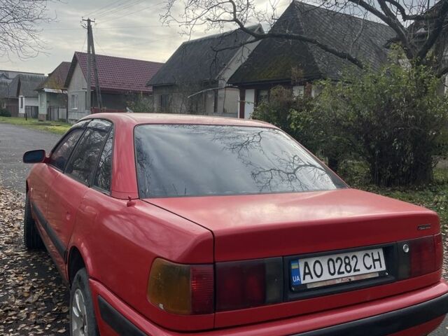 Красный Ауди 100, объемом двигателя 1.9 л и пробегом 300 тыс. км за 1800 $, фото 4 на Automoto.ua