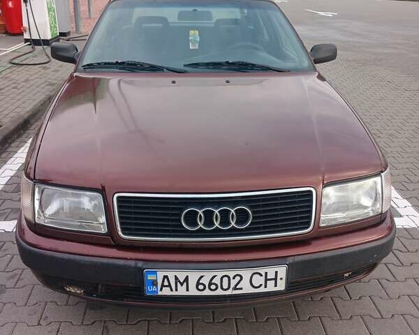 Червоний Ауді 100, об'ємом двигуна 1.98 л та пробігом 525 тис. км за 2300 $, фото 1 на Automoto.ua