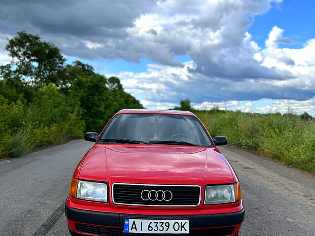Красный Ауди 100, объемом двигателя 2.3 л и пробегом 352 тыс. км за 2850 $, фото 1 на Automoto.ua