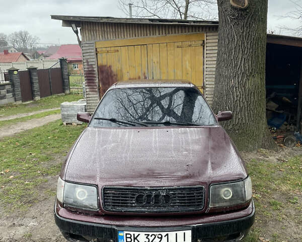 Червоний Ауді 100, об'ємом двигуна 2.77 л та пробігом 400 тис. км за 2000 $, фото 1 на Automoto.ua