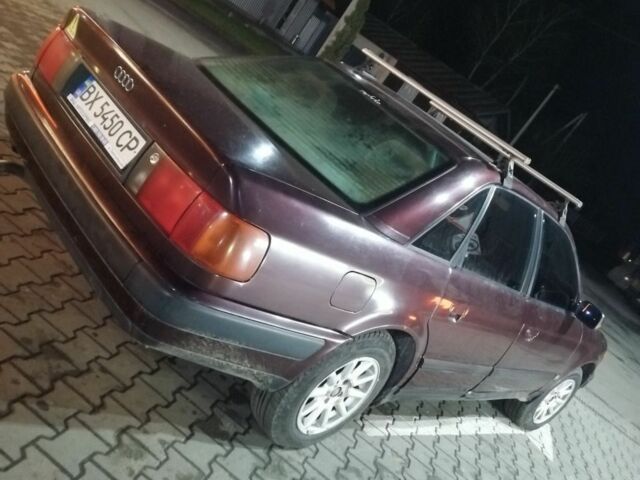 Красный Ауди 100, объемом двигателя 2.3 л и пробегом 270 тыс. км за 2700 $, фото 4 на Automoto.ua