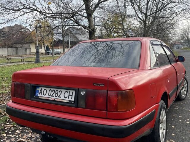 Красный Ауди 100, объемом двигателя 1.9 л и пробегом 300 тыс. км за 1800 $, фото 3 на Automoto.ua