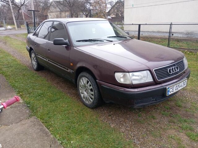 Красный Ауди 100, объемом двигателя 2 л и пробегом 400 тыс. км за 1650 $, фото 1 на Automoto.ua