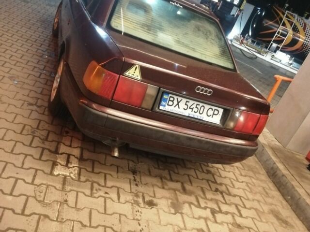 Красный Ауди 100, объемом двигателя 2.3 л и пробегом 270 тыс. км за 2700 $, фото 2 на Automoto.ua