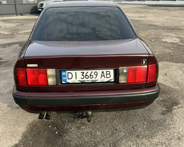 Красный Ауди 100, объемом двигателя 2.3 л и пробегом 450 тыс. км за 3100 $, фото 4 на Automoto.ua