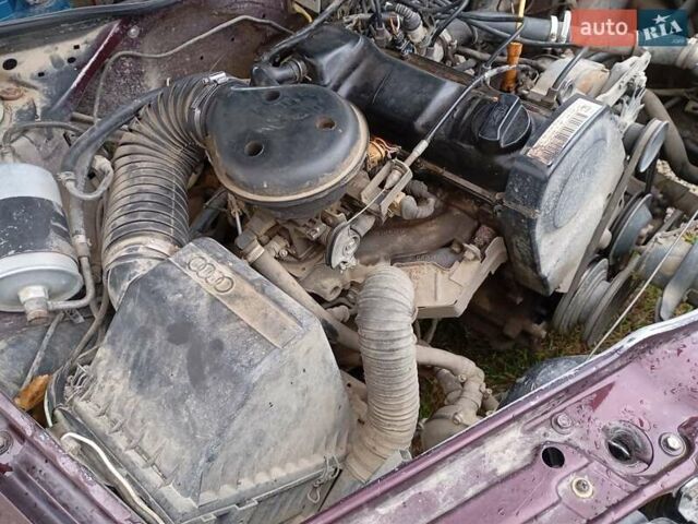 Червоний Ауді 100, об'ємом двигуна 2 л та пробігом 400 тис. км за 1650 $, фото 1 на Automoto.ua